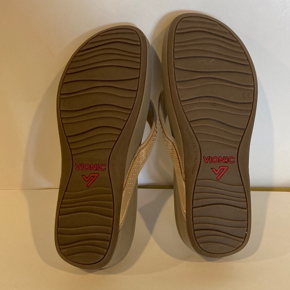 Vionic Pacific Kehoe Orthotic Sandals Studded Leather Straps - Picture 7 of 14